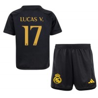 Real Madrid Lucas Vazquez #17 Tredje Dräkt Barn 2023-24 Kortärmad (+ Korta byxor)